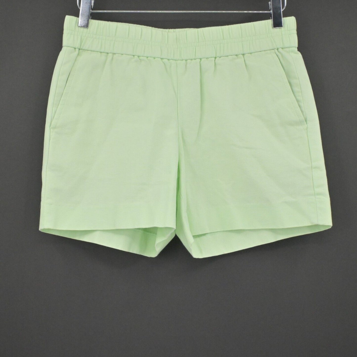 J CREW Shorts Womens Size 4 Boardwalk Pull On Green Pastel Preppy Casual Coastal