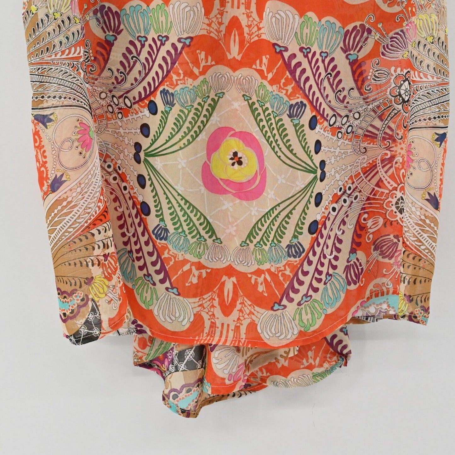 LA FEE MARABOUTEE Top Womens Size 40 Multicolor Printed Sleeveless Tank Blouse
