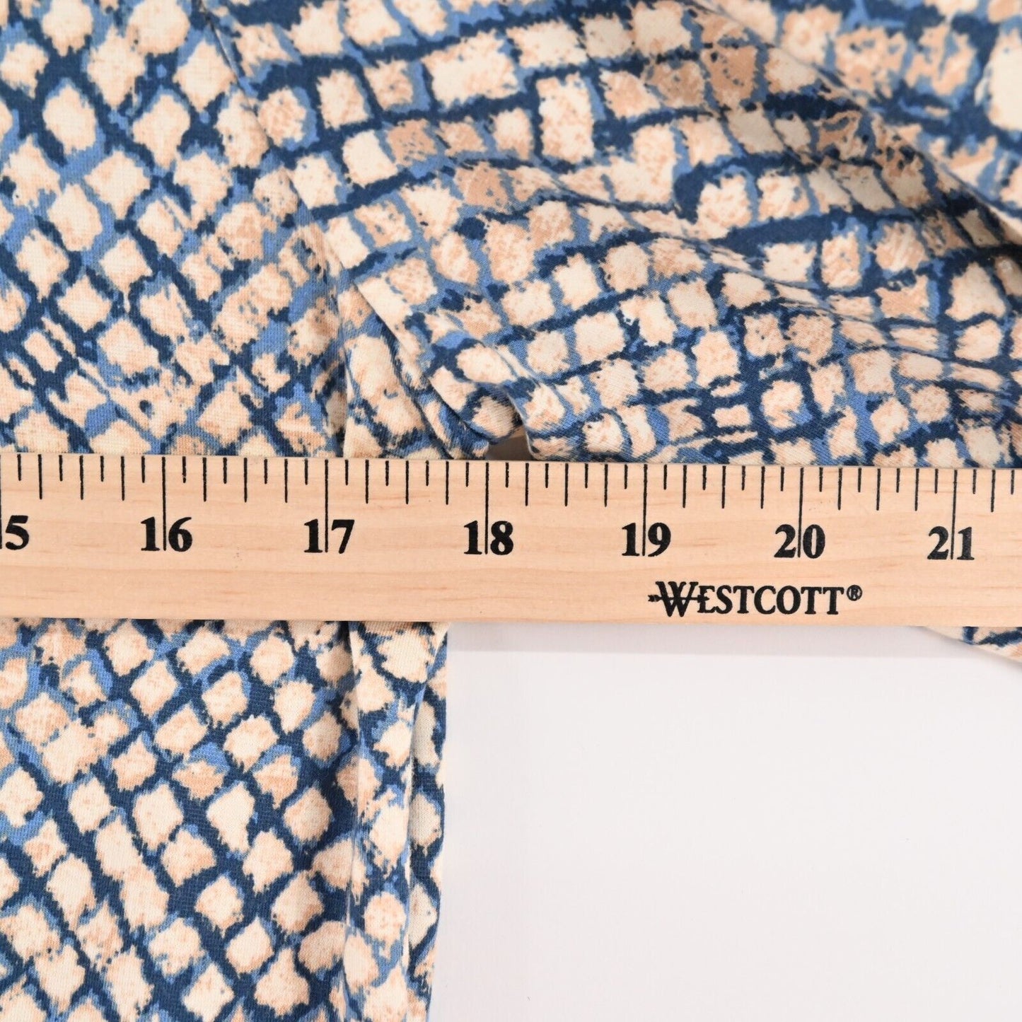 J MCLAUGHLIN Dress Size XS Catalina Cloth Ruched Sheath Quarter Sleeve Printed