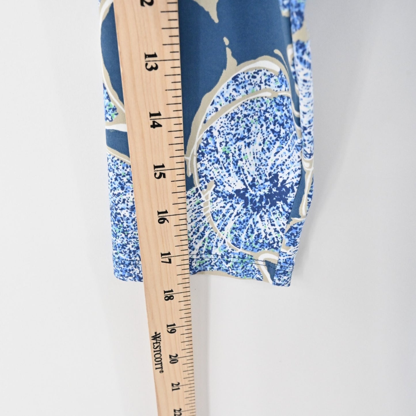 J MCLAUGHLIN Carly Dress Size XS Catalina Cloth Stretch Blue Floral Print