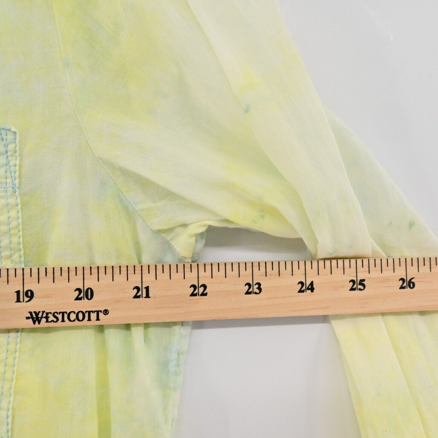 ANTHROPOLOGIE Top Womens Size M Pilcro Cate Tie Dye Button Up Long Sleeve Pocket