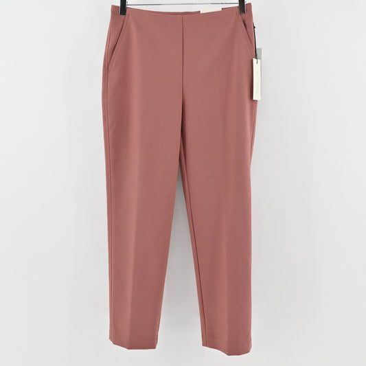 Rachel Zoe Womens Pull On Pants Sz 4 Mauve Pink Tapered Trousers Stretch Career