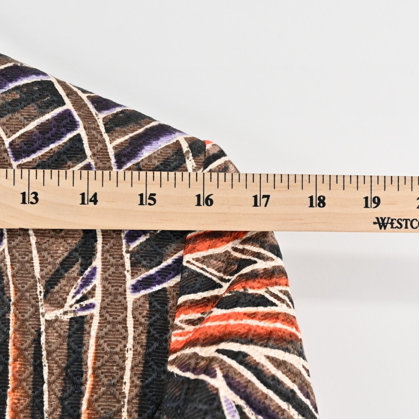 Vtg ELLEN TRACY LINDA ALLARD Womens Silk Jacket Size 10 Leaf Print Collarless