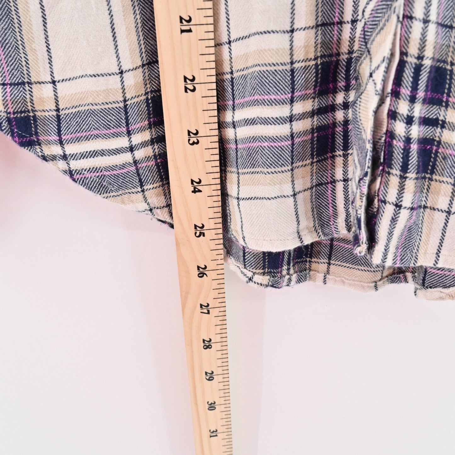 RAILS Hunter Top Womens Size S Button Blouse Stone Navy Fucshia Plaid Western