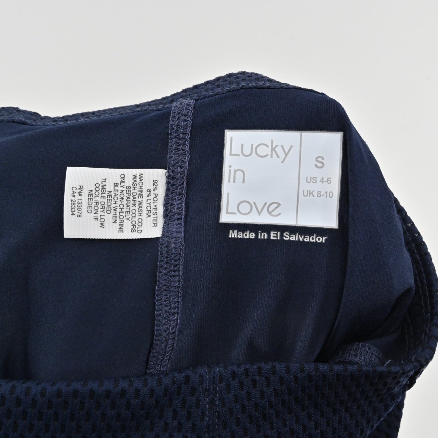 Lucky in Love Tiered Tennis Skort Size S Navy White Golf Athletic Pickle Ball