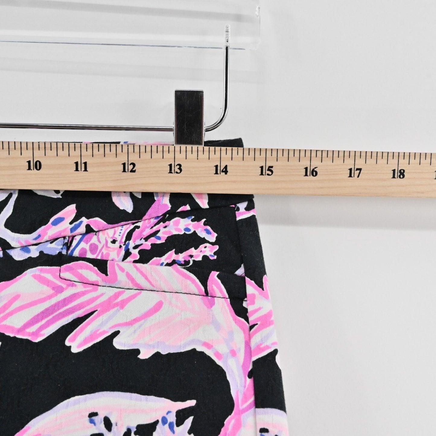 LILLY PULITZER Womens Kelly Pants Size 00 Skinny Ankle Onyx Wild Within Print
