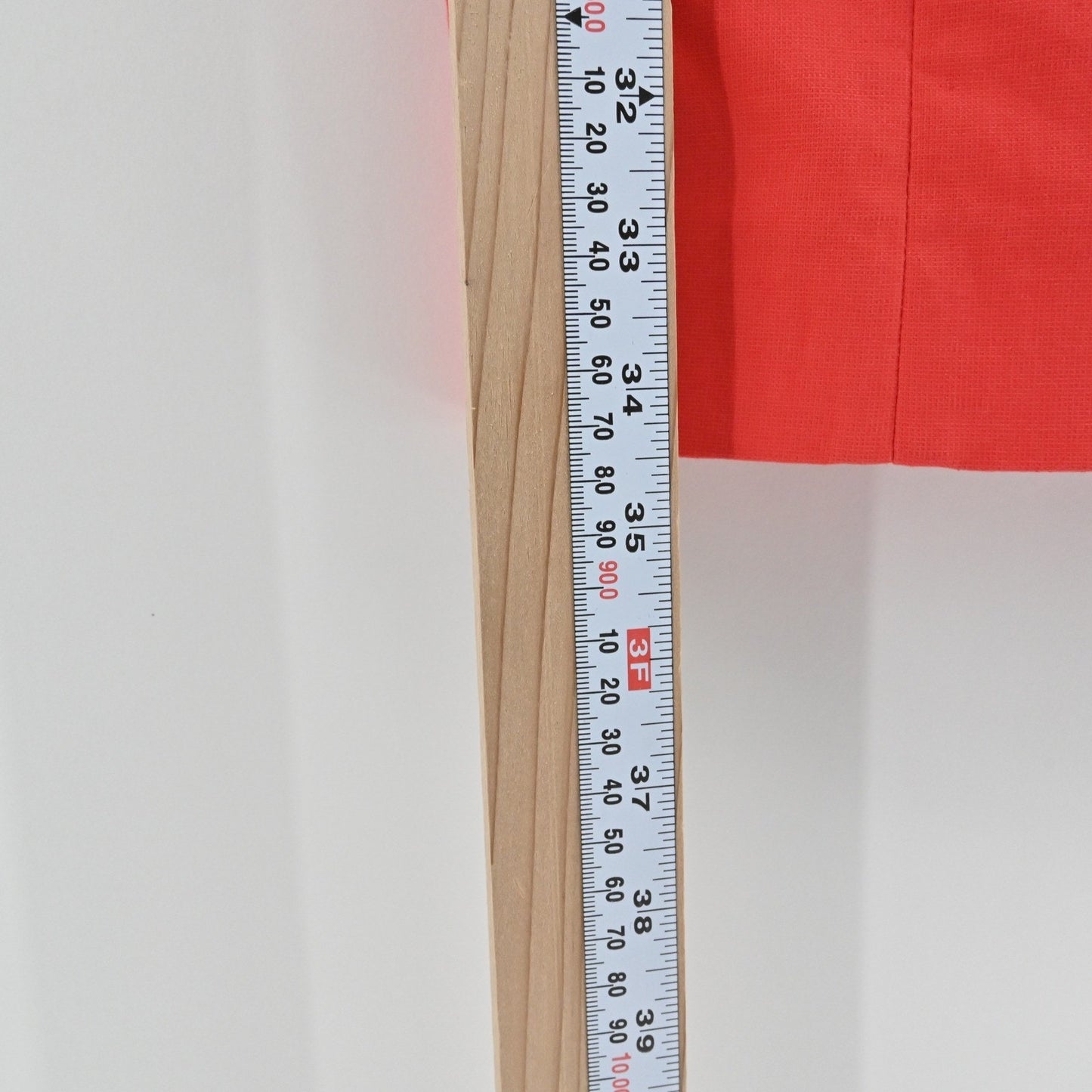 COS Womens Slim Fit Linen Cotton Dress Size 2 Sleeveless Red Minimalist Modern