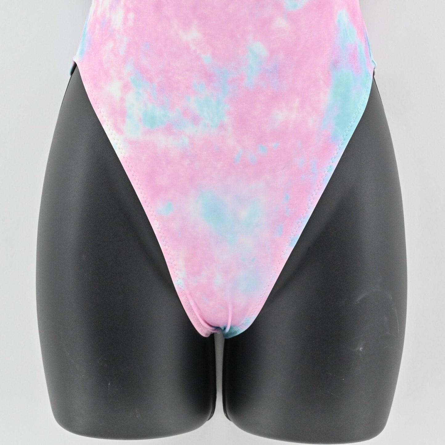 SOLID STRIPED x REDONE Swimsuit Womens Sz XS The Vince One Piece Cutout Tie Dye