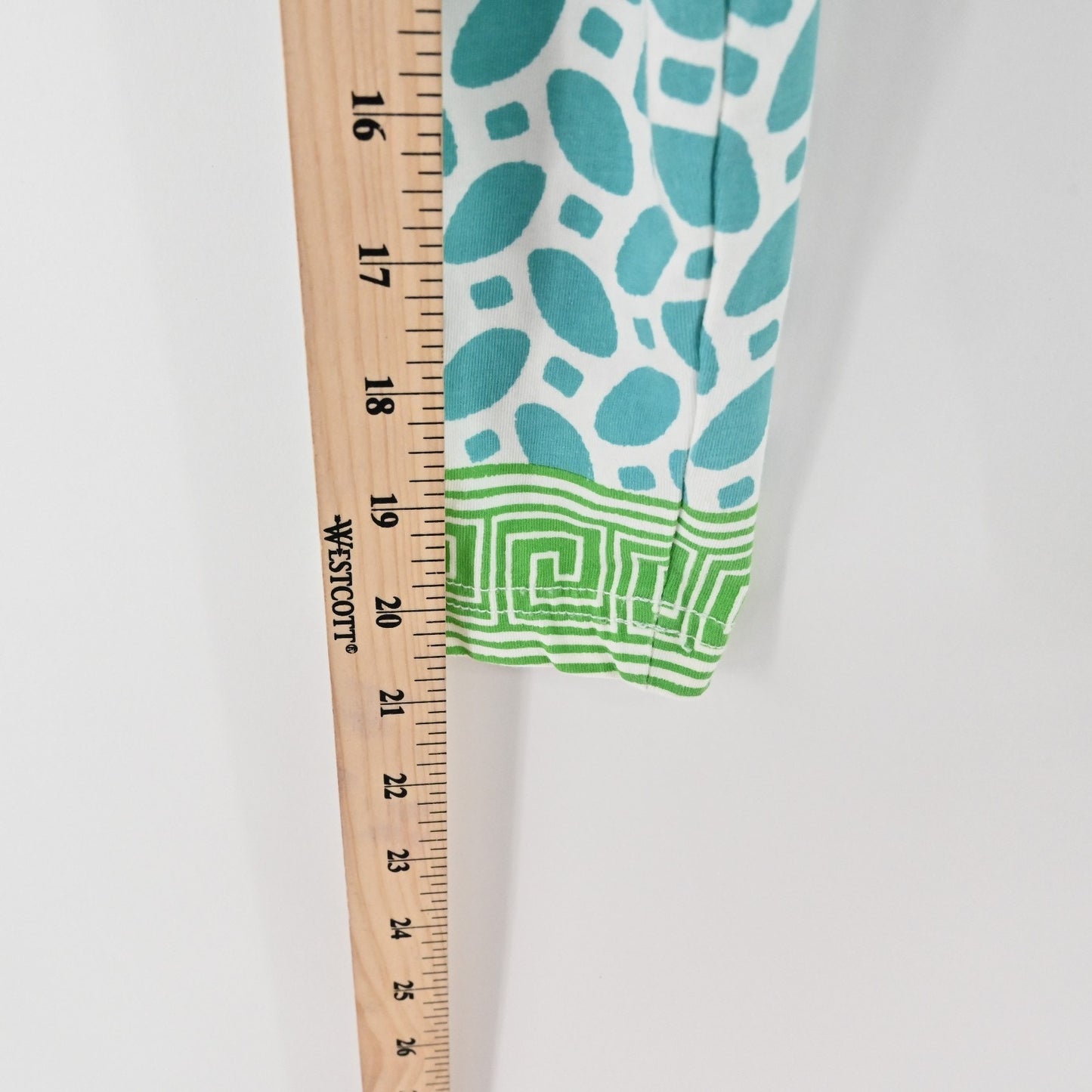 Barbara Gerwit Womens Cardigan Size XS Blue Green Coastal Preppy Cotton Button