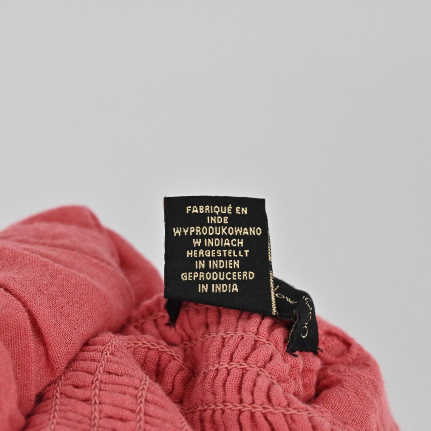 HOUSE OF HARLOW Dress Womens Size XS Coral Embroidered Eyelet Ruffle Tank Cotton