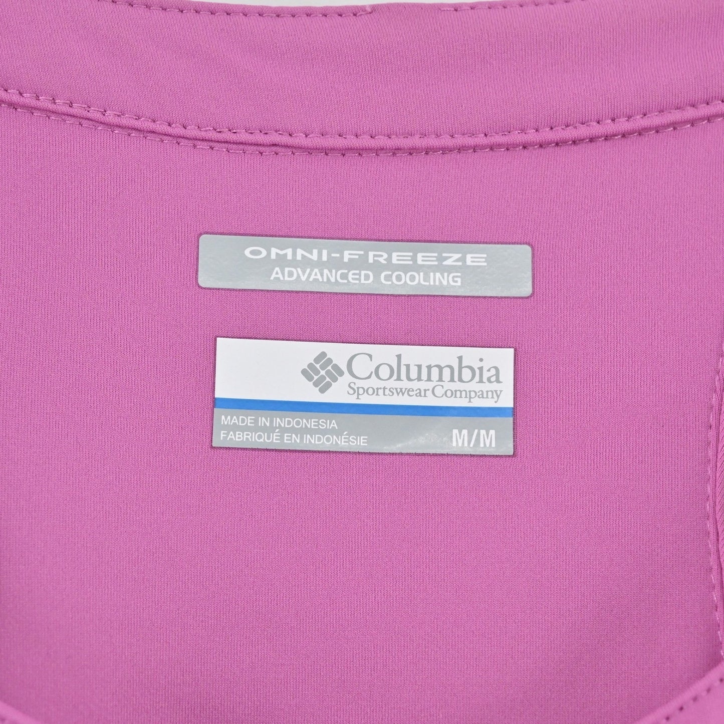 Columbia Pink Omni Freeze Dress Size M Advanced Cooling Athletic Racerback Golf