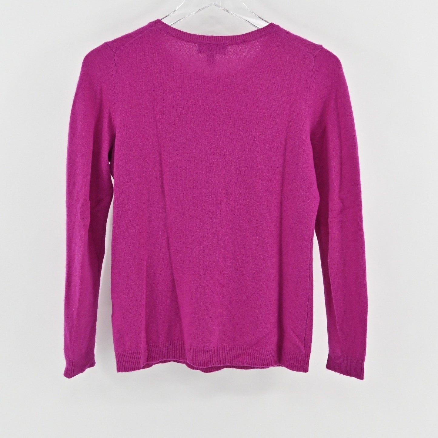 Charter Club Womens Cashmere Sweater Size XS Pink Crew Neck Cozy Quiet Luxury