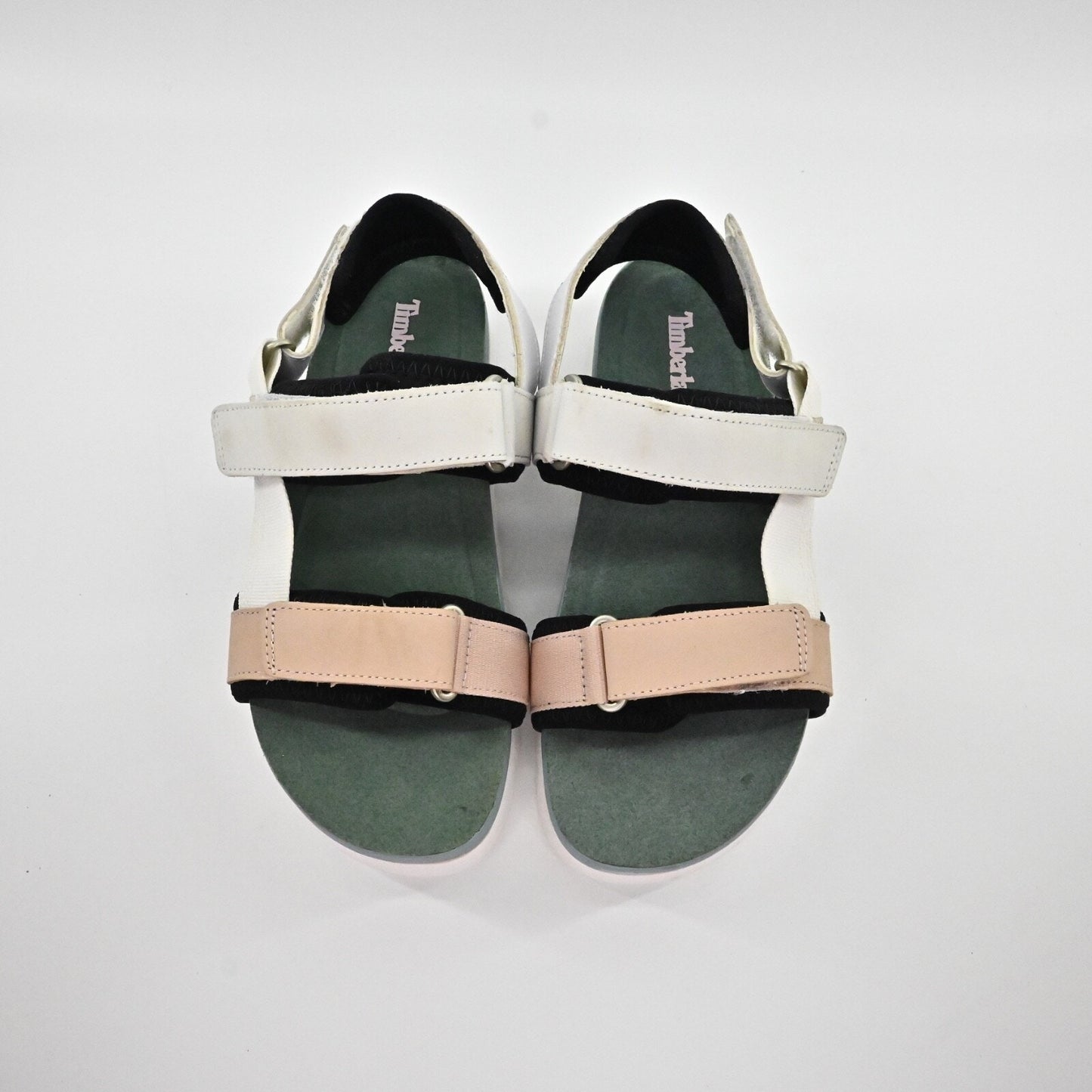 TIMBERLAND Womens Santa Monica Sporty Sunrise Sandals Sz 6.5 Colorblock Platform