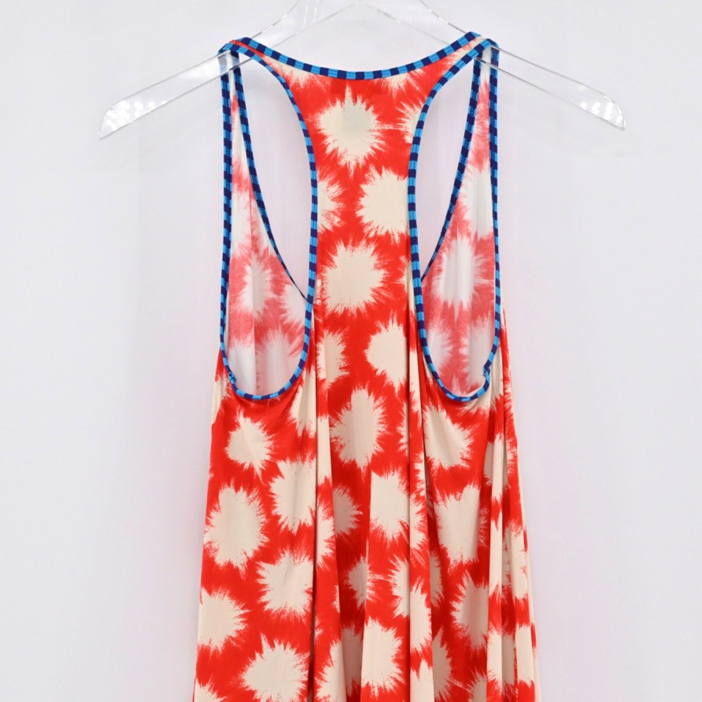 MARC By MARC JACOBS Womens Sparks Swim Dress Sz L Red Racerback V Neck Cover Up