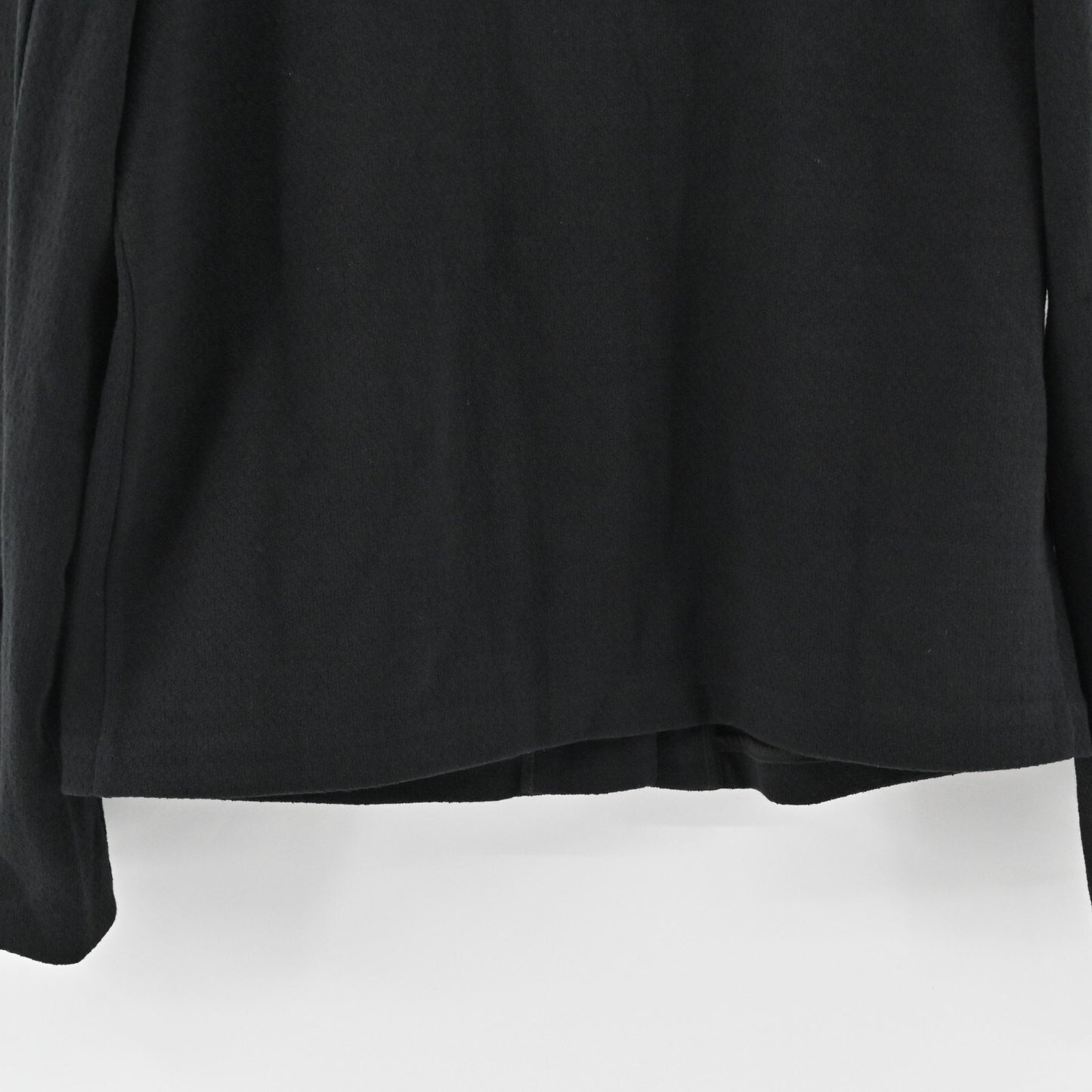 BANANA REPUBLIC Womens Blazer Size S Black Collarless Jacket Corpcore Capsule
