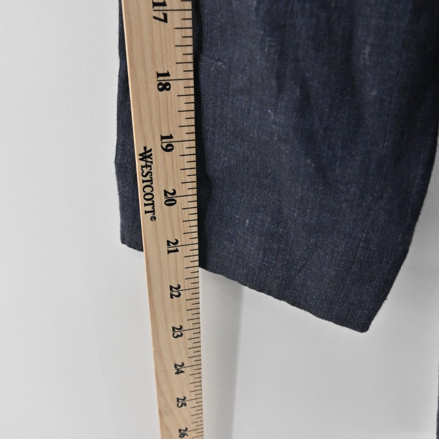 Vtg Linda Allard Ellen Tracy Womens Linen Blue Blazer Size 8 Single Breasted