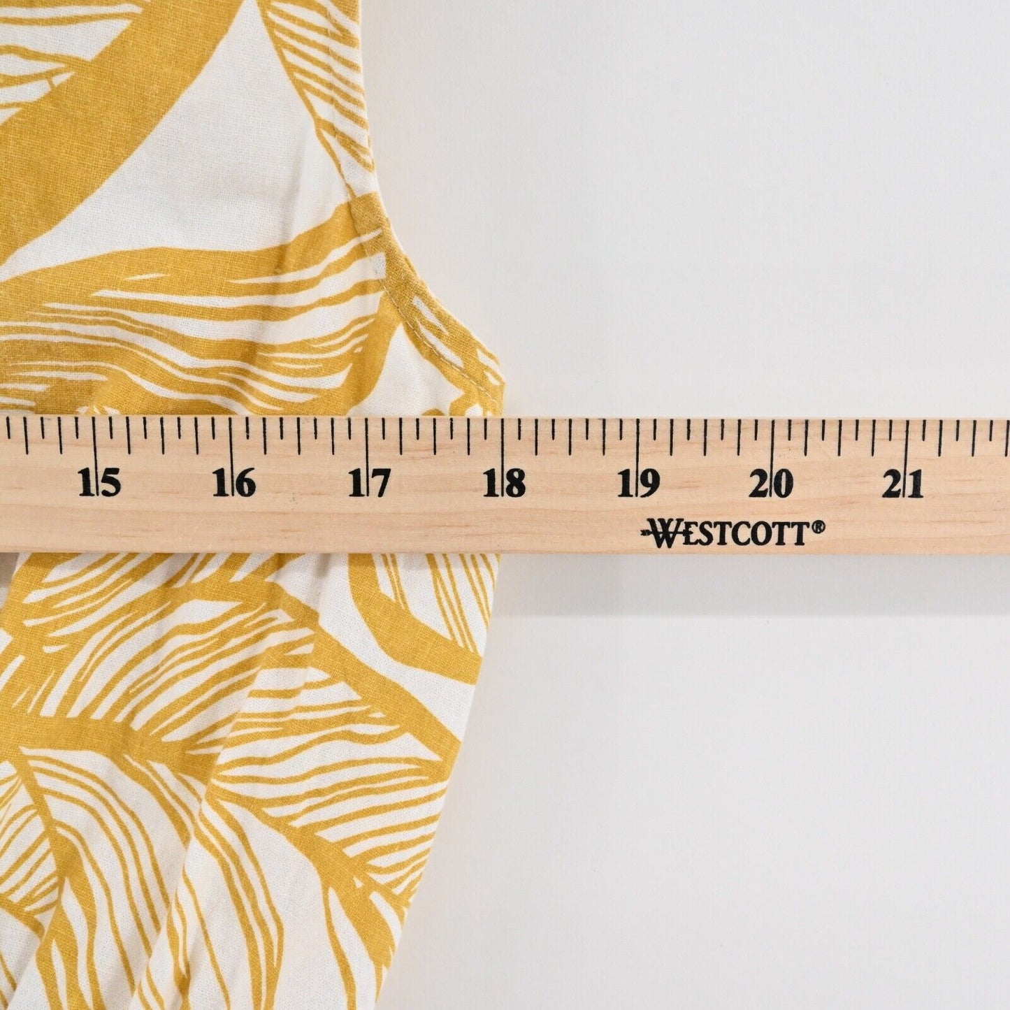 SUGAR LIPS Dress Size XS Yellow Tropical Print Poplin Cotton Ruffle Tiered Midi