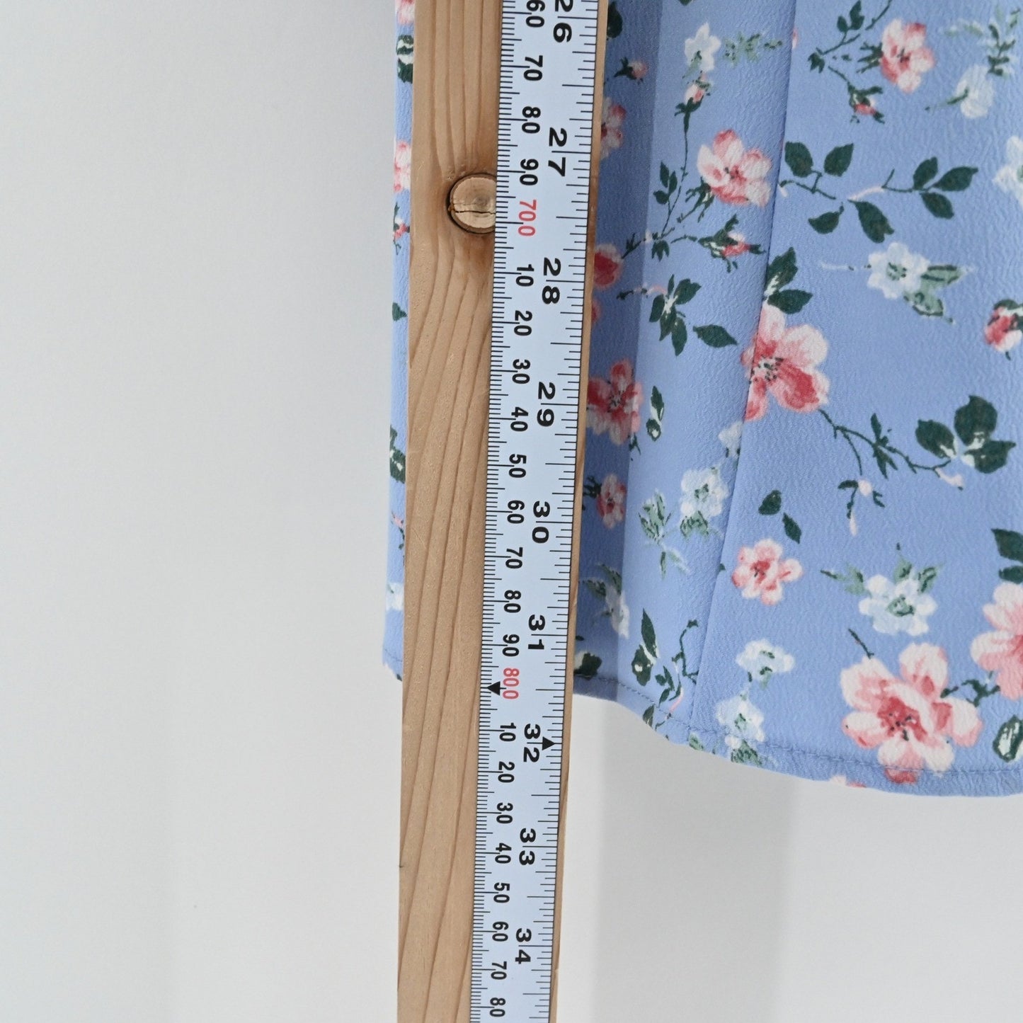 Abercrombie Fitch Ditzy Floral Mini Dress Size M Romantic Girly Blue Square Neck