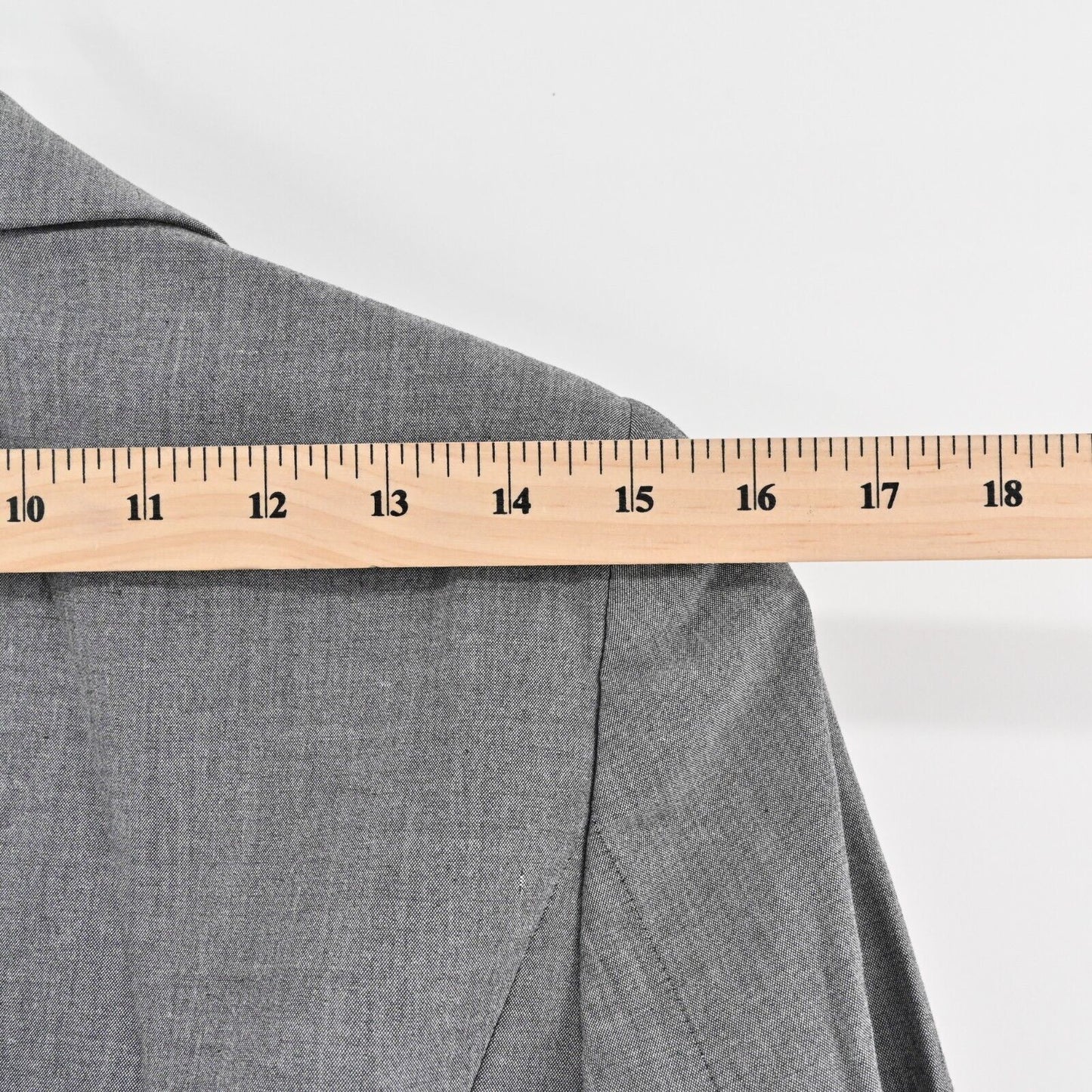 EMPORIO ARMANI Blazer Womens Size 40 Gray Single Breasted Button Front Jacket