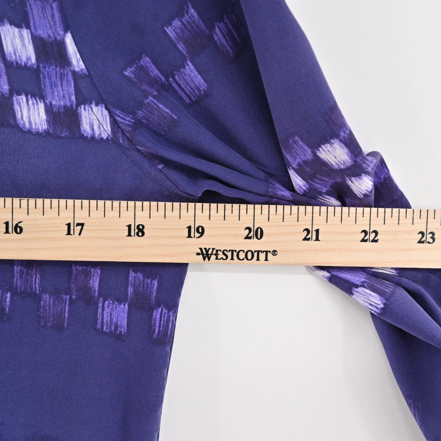 EQUIPMENT Aubrey Dress Size S Silk Ultra Marine Check Purple Print Shift Mini