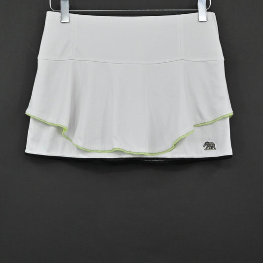 Lucky in Love White Skort Size S Tiered Skirt Tennis Golf Pickleball Athletic