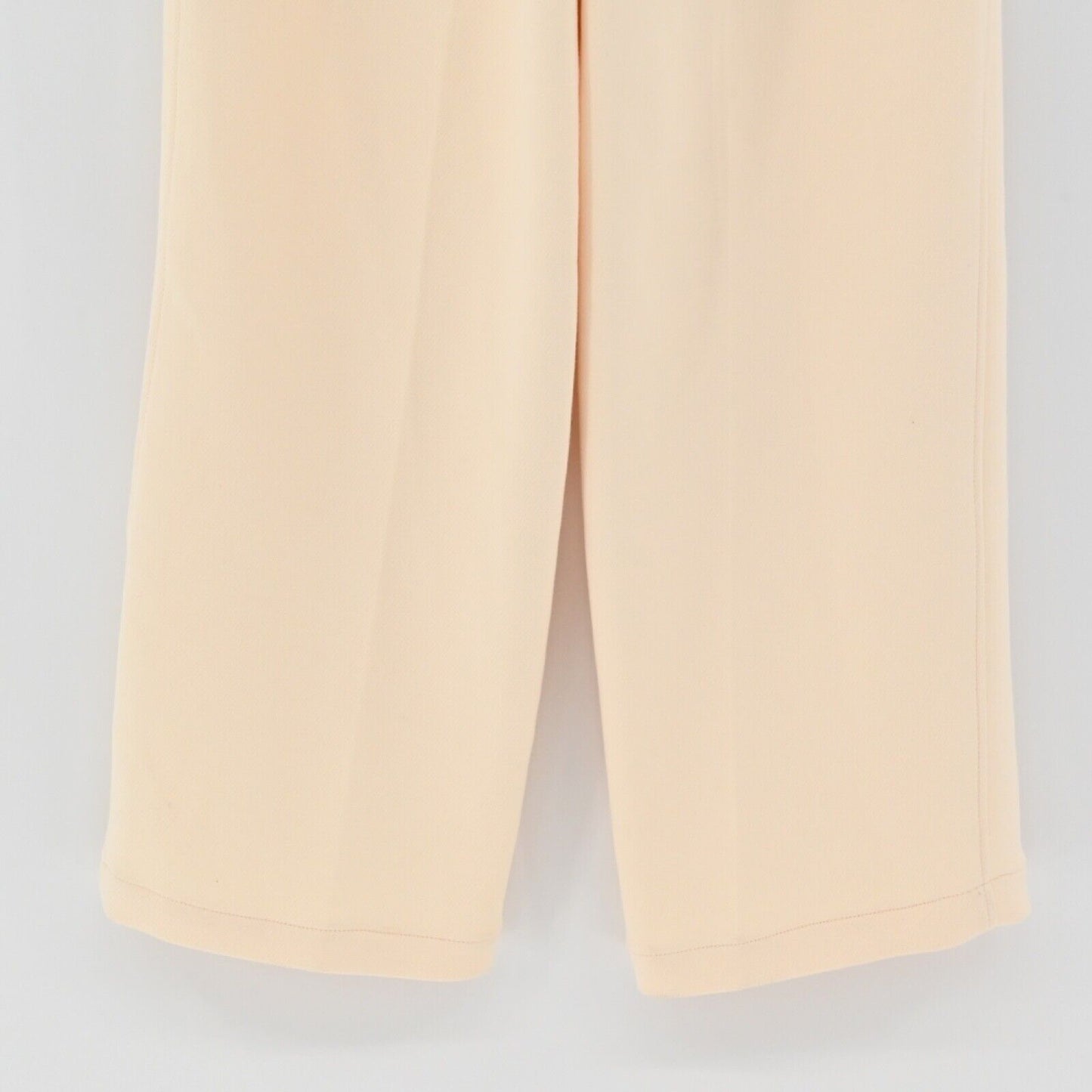 ZARA Pants Womens Sz XS Ivory High Rise Straight Leg Minimalist Dress Career NEW