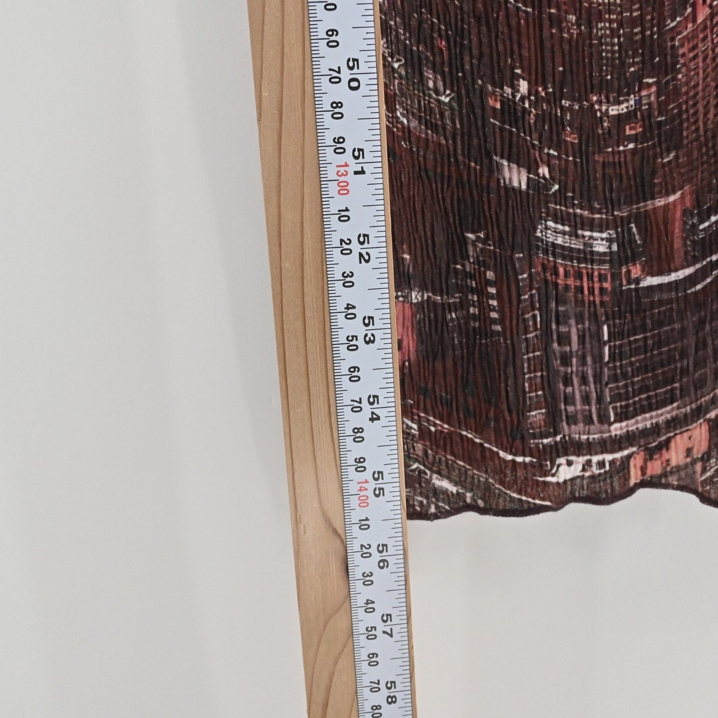 Urban Outfitters Lowkey Sleeveless Midi Dress Sz XL Crinkle Stretch City Skyline