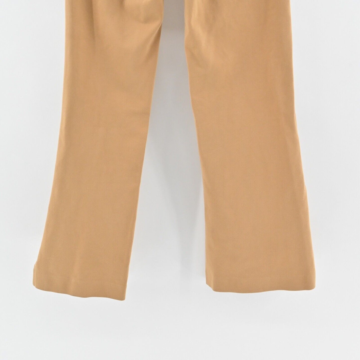 ANTHROPOLOGIE Pants Womens Size 2 Naomi Flare Tan Mid Rise Stretch Retro MAEVE