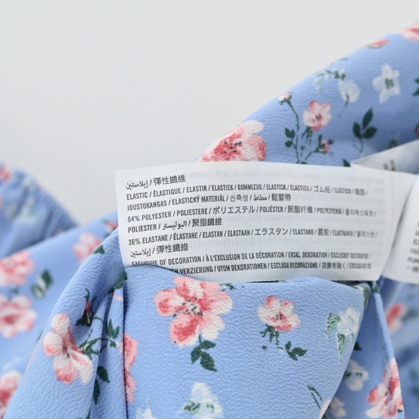 Abercrombie Fitch Ditzy Floral Mini Dress Size M Romantic Girly Blue Square Neck