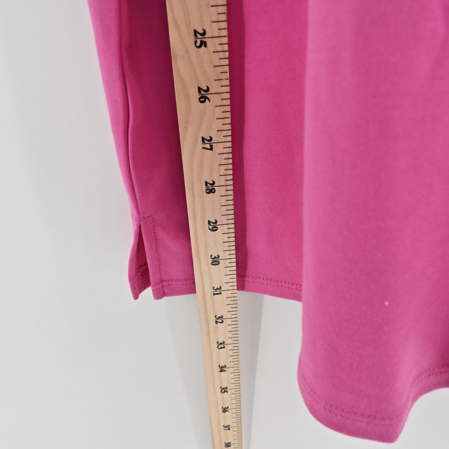 Quacker Factory Womens Glamour Sequin Elbow Sleeve Top Size 3X Pink Fire Tee NEW