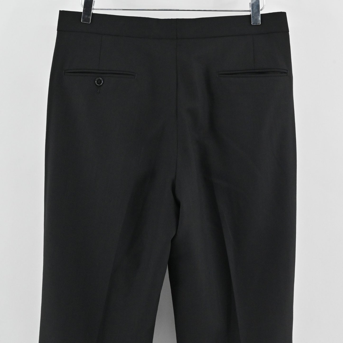 Calvin Klein Mens Classic Black Pleated Straight Leg Dress Pants Size 33R Career