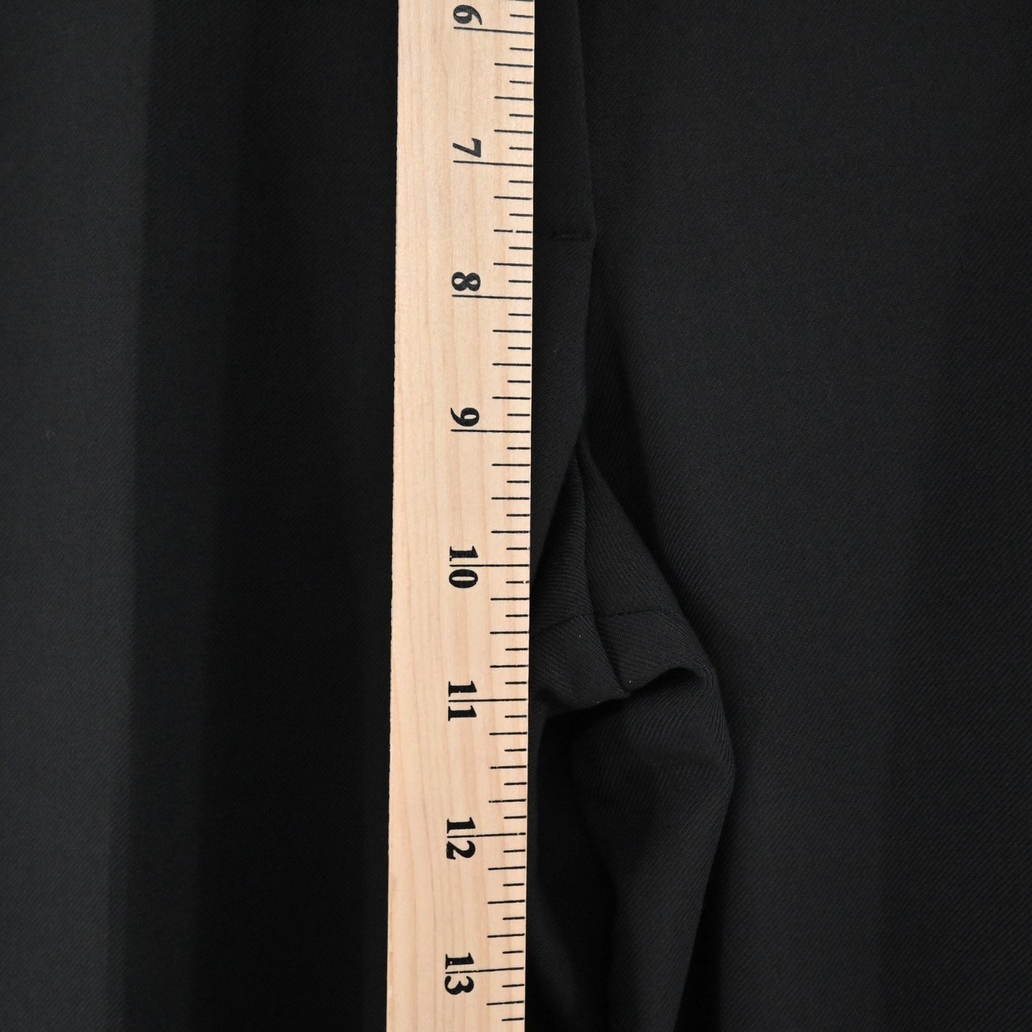 & OTHER STORIES Womens Wool Pants Size 4 Black High Rise Wide Leg Trousers