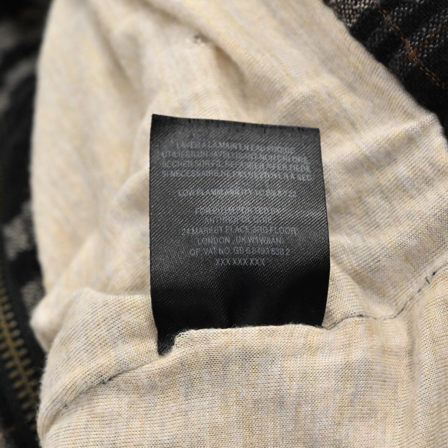 Anthropologie HEI HEI Womens Quincy Vest Size S Black Plaid Flannel Gorpcore