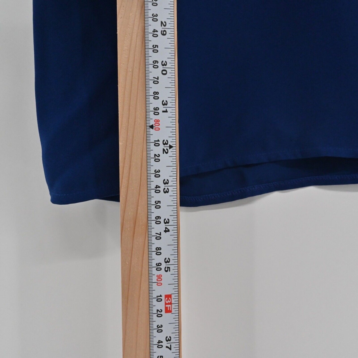 AMANDA UPRICHARD Dress Womens Sz XS Royal Blue Deep Vneck Long Sleeve Shift USA