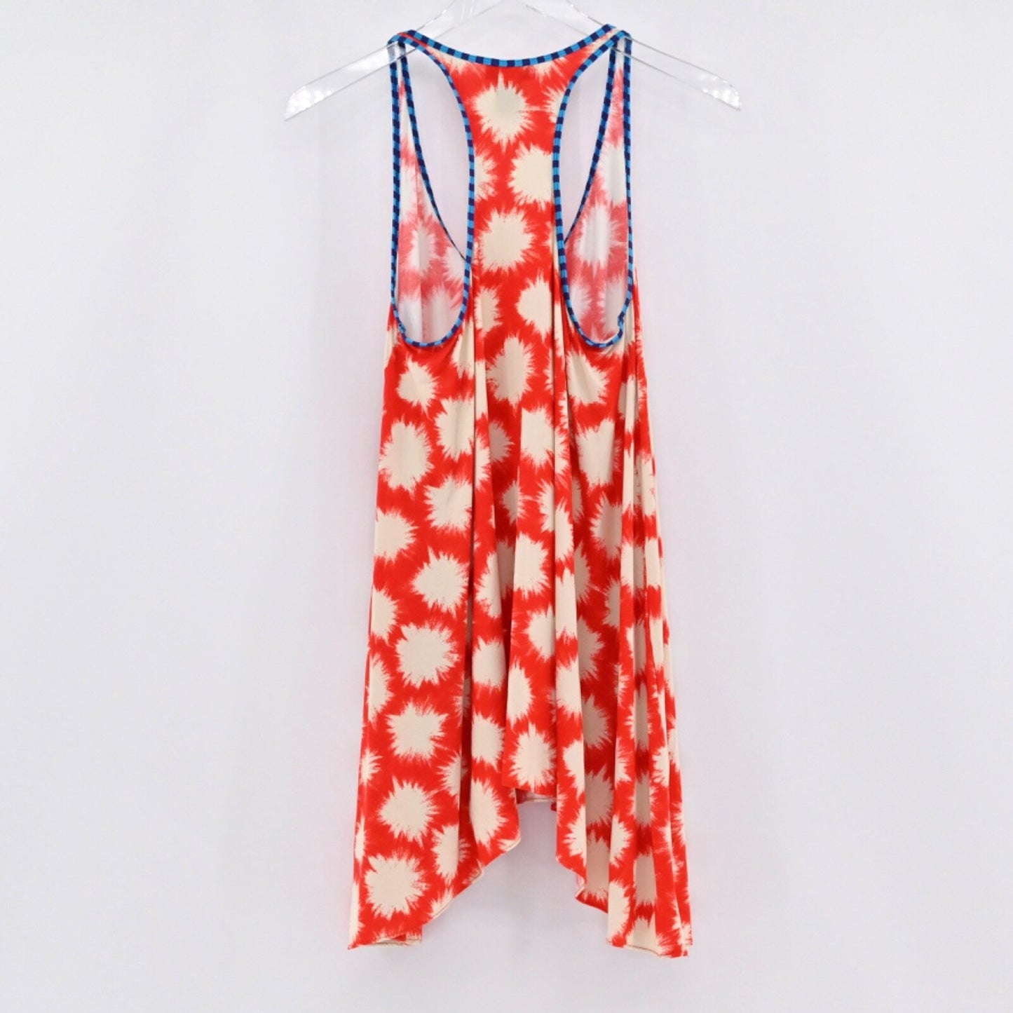 MARC By MARC JACOBS Womens Sparks Swim Dress Sz L Red Racerback V Neck Cover Up