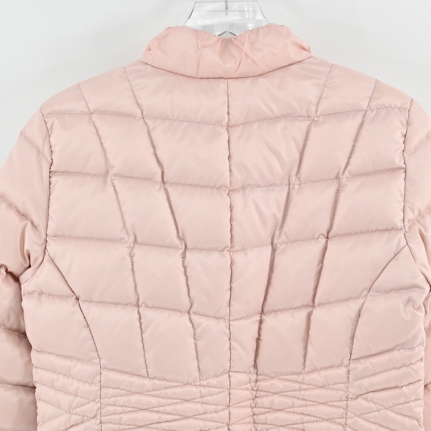Bonita Womens Quilted Puffer Jacket Size 36 Blush Pink Lightweight