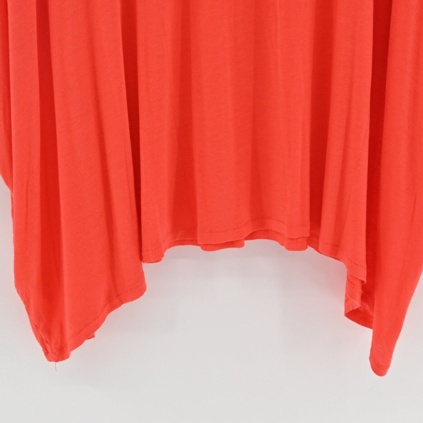 ACNE STUDIOS Top Womens Size XS Zorah T Shirt Red Silk Blend Oversized Bohemian