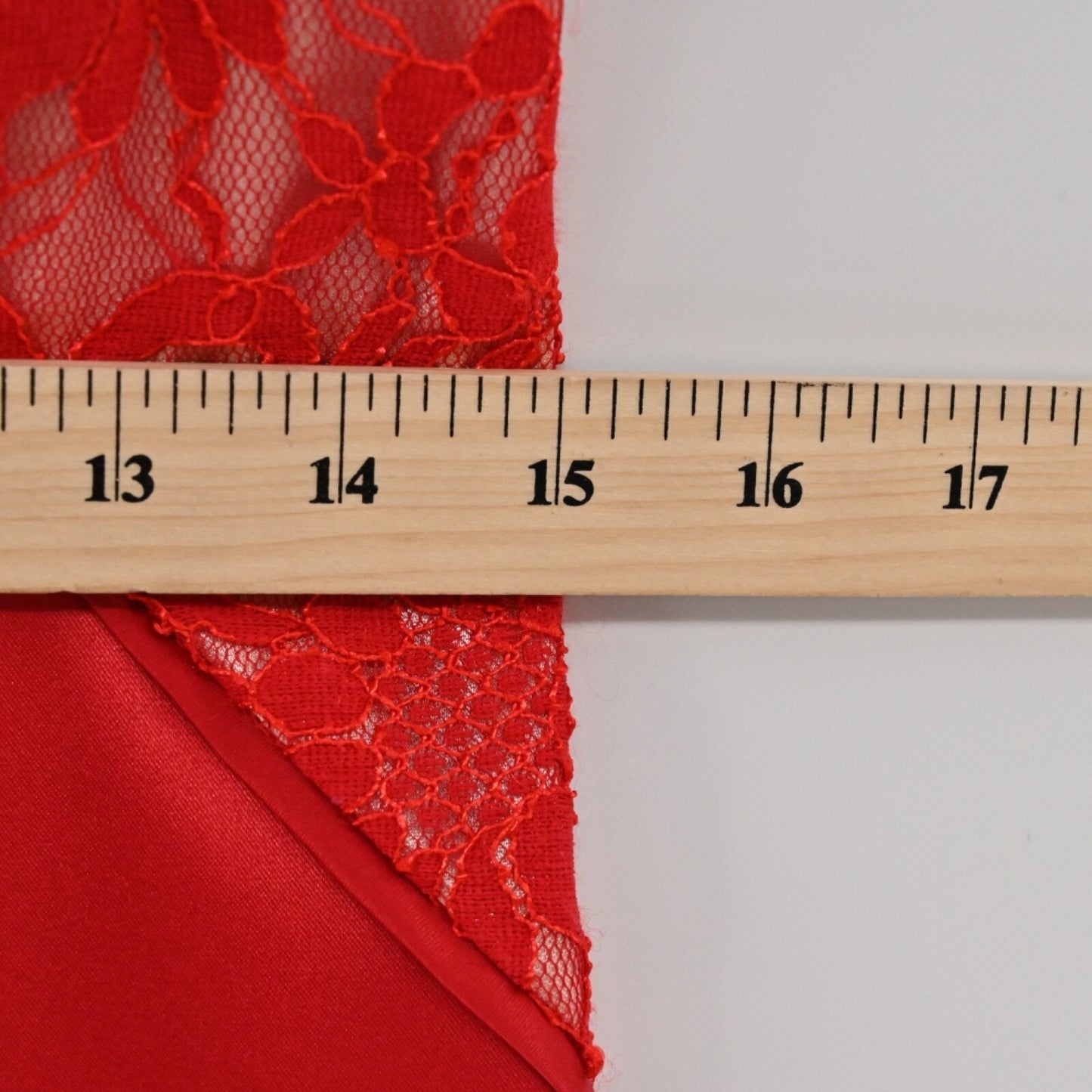 SANGRIA Womens Red Satin Dress Size 2 Lace Inlay Office Siren Cocktail Holiday