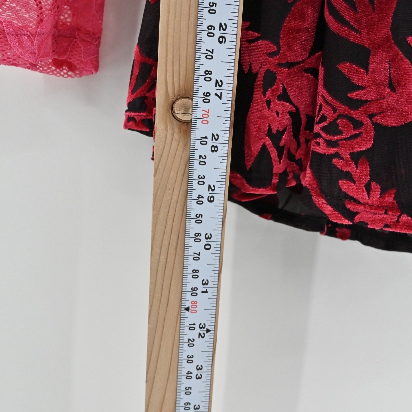 Delias Dolls Kill Watermelon Sugar Velvet Burnout Dress Size M Lace Floral Mini