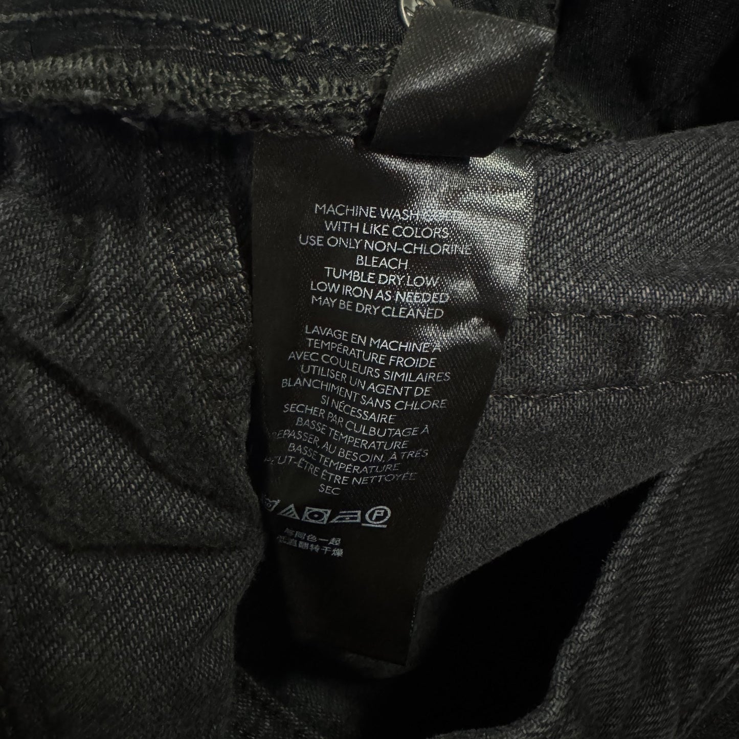 Free People Womens Maggie Mid Rise Straight Leg Jeans Size 30 Black We The Free