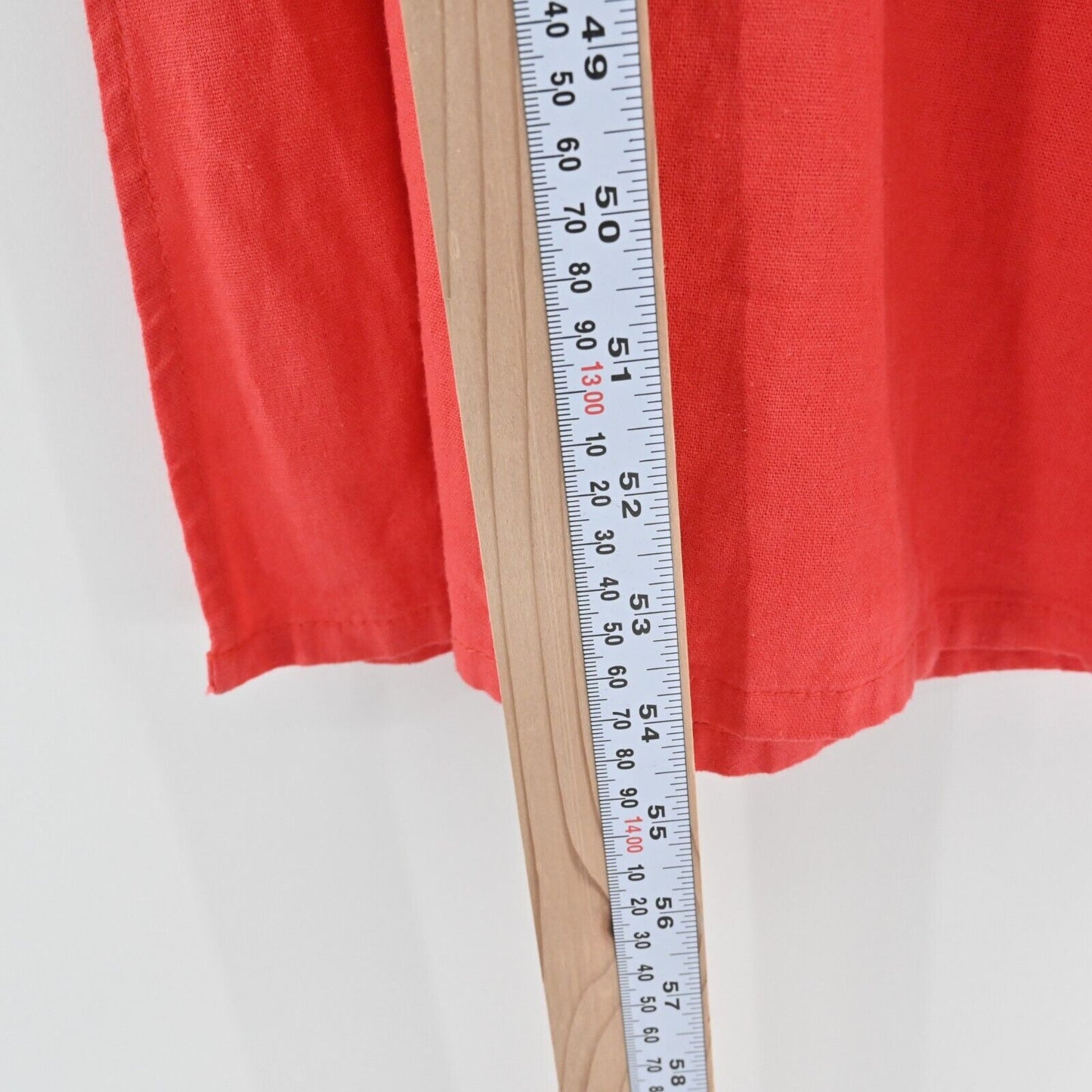 HAUTE HIPPIE Jumpsuit Size L Coral Linen Wide Leg Sleeveless Boho Festival Retro