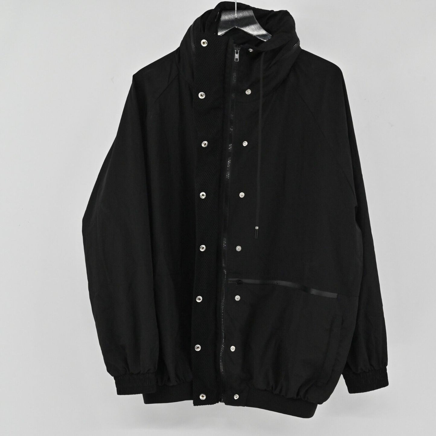 CARMAR Jacket Mens Size S Classic Black Long Sleeve Packable Hood Casual NEW