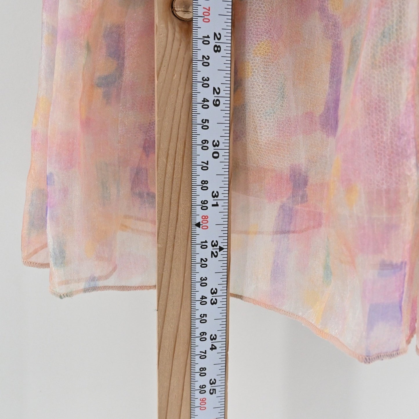 Maya Puff Sleeve Organza Mini Dress Size 8 Pastel Multi Floral Tiered Fairycore