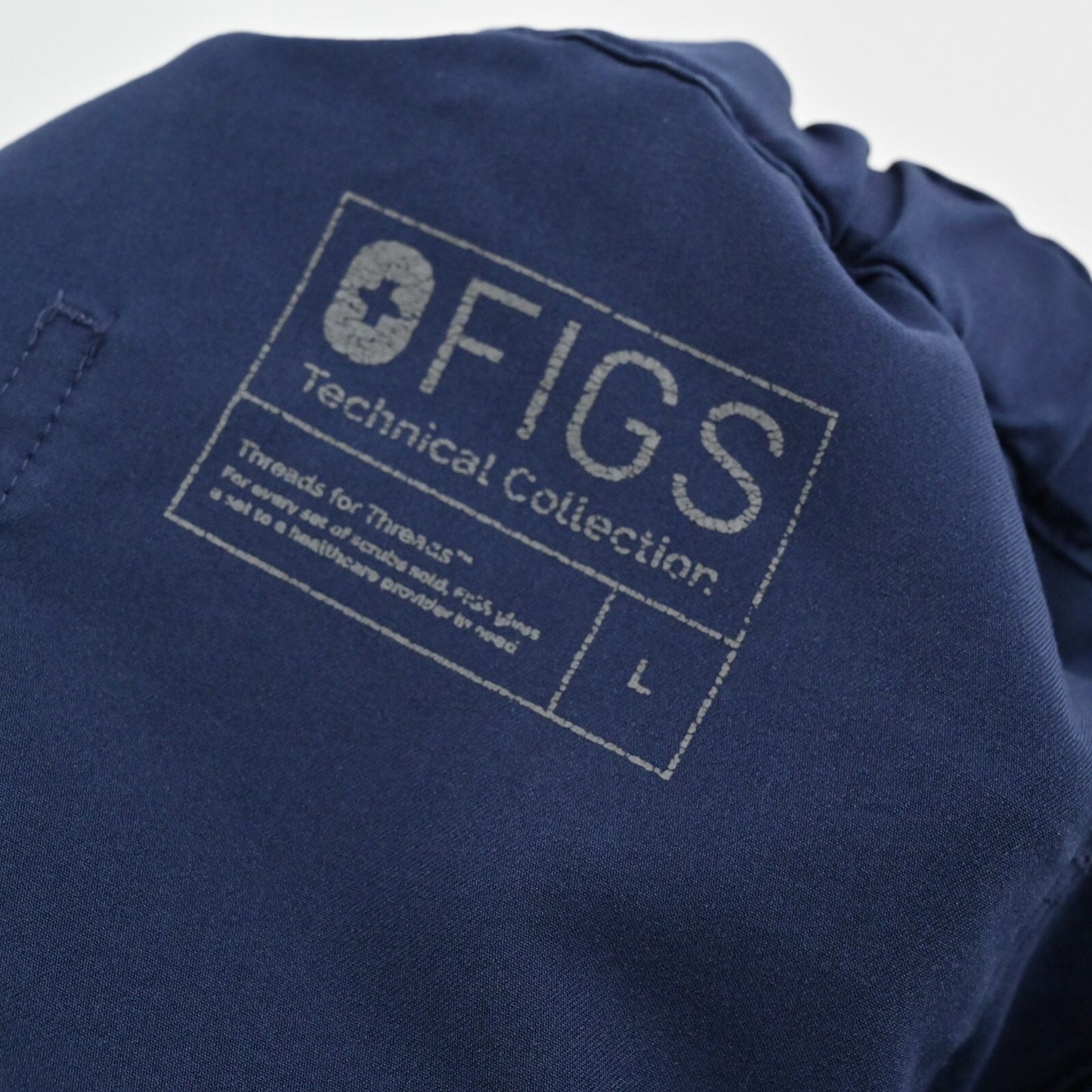 FIGS Mens Scrubs Pants Size L Navy Blue Pisco Basic Technical Collection Medical