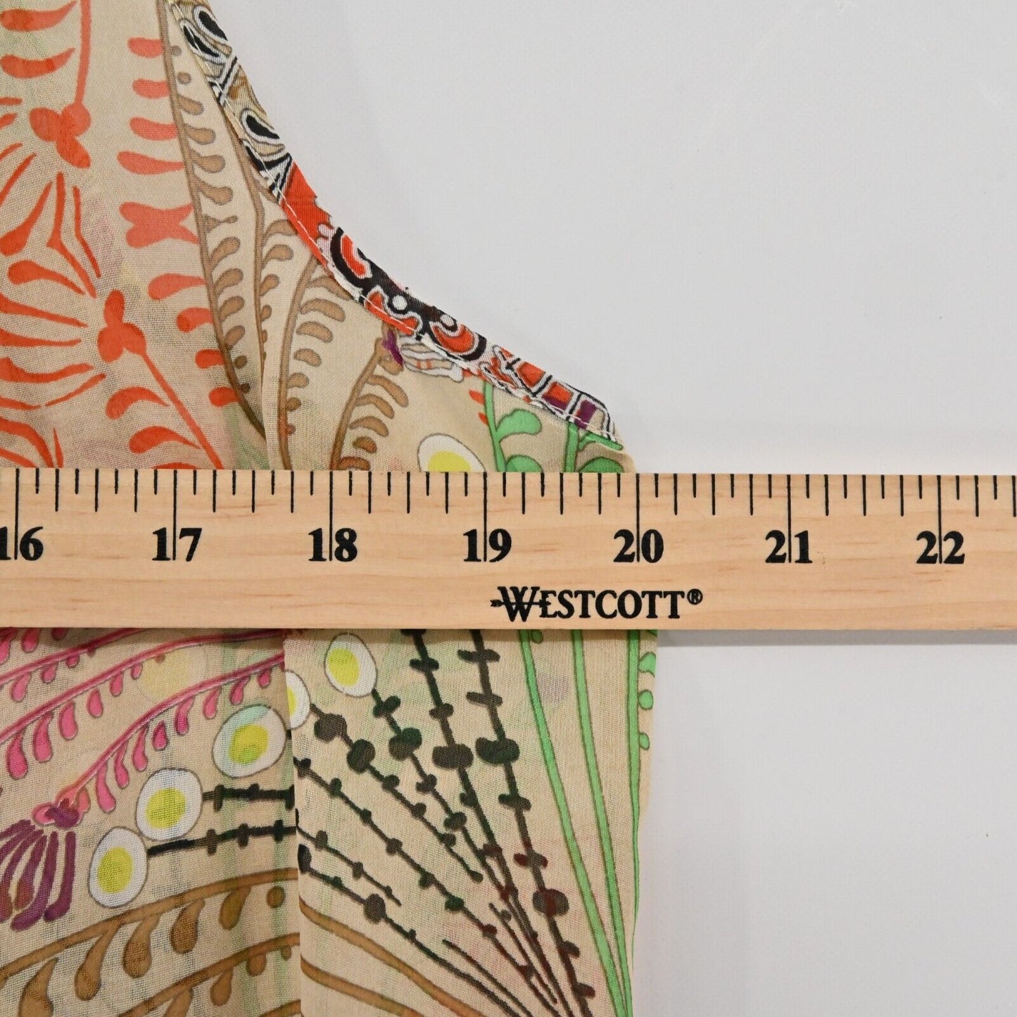 LA FEE MARABOUTEE Top Womens Size 40 Multicolor Printed Sleeveless Tank Blouse