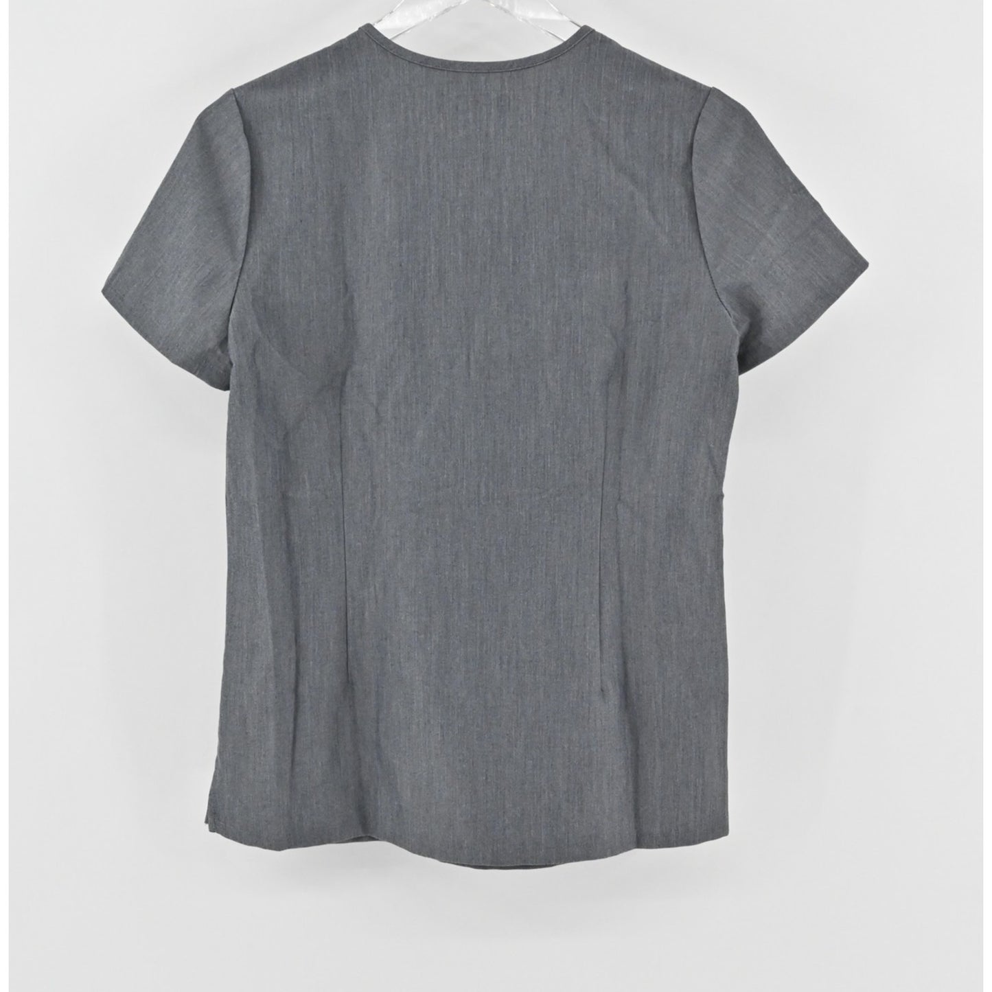 FIGS Womens Caterina Scrub Top Size XS Gray Technical Collection Stretch Pocket
