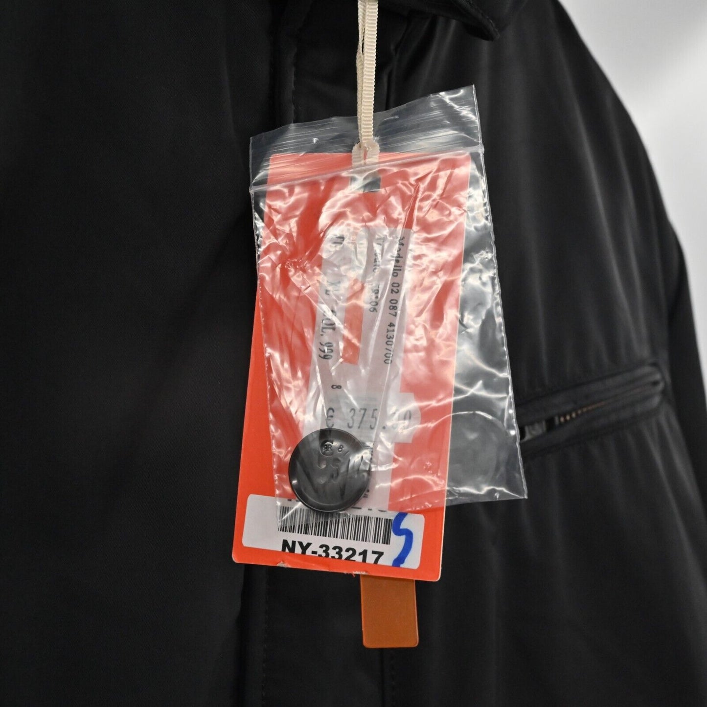 CERRUTI 1881 Jacket Womens Size XL Zip Front Hooded Long Sleeve Black Coat NEW