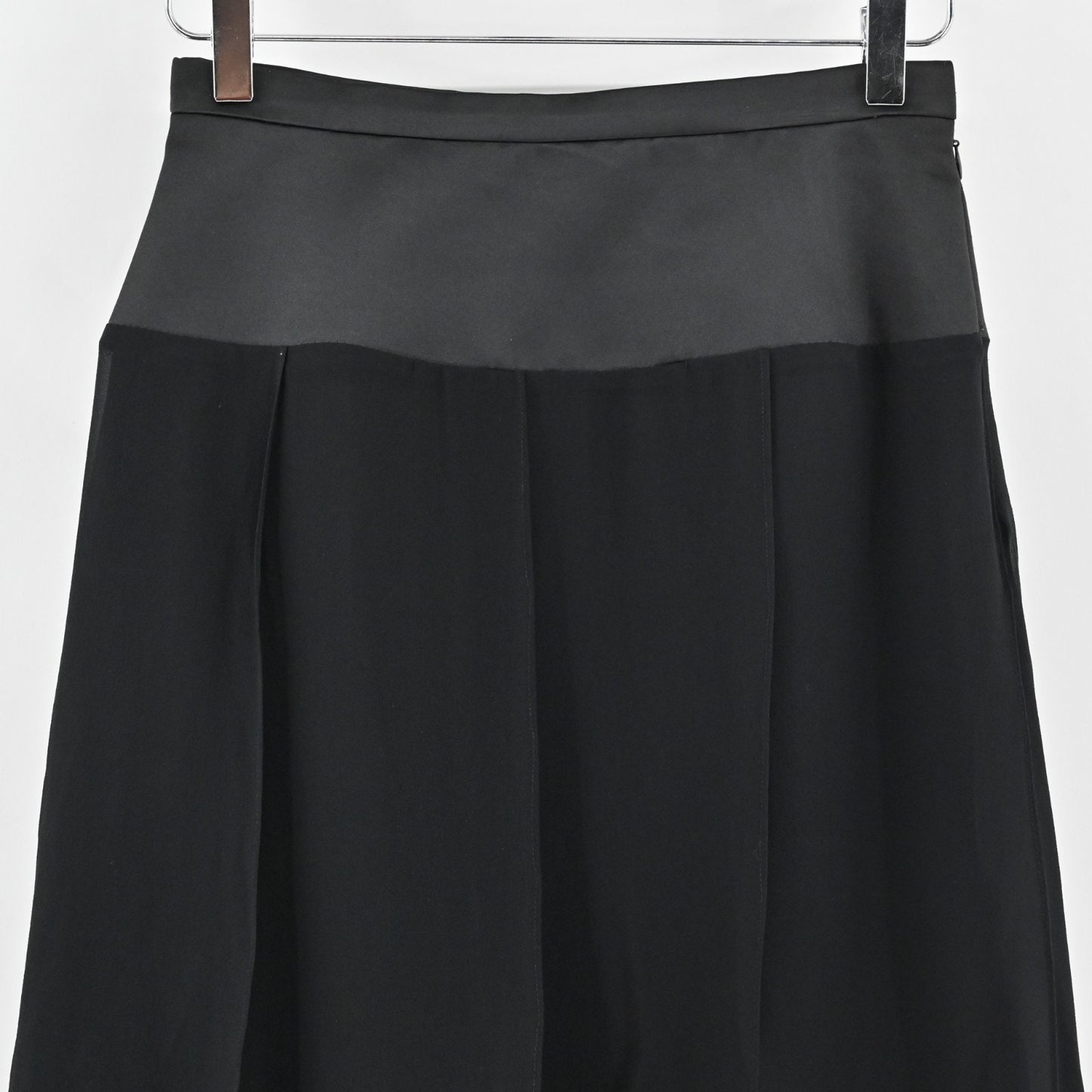 Frans Baviera Black Pleated Skirt Size S ALine Mini Whimsigoth Dark Academia