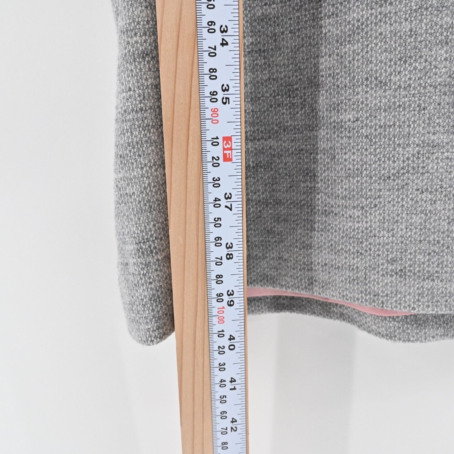 THE FOLD Arlington Sheath Dress Size 12 Gray Wool Cotton 3/4 Sleeve Layered NEW