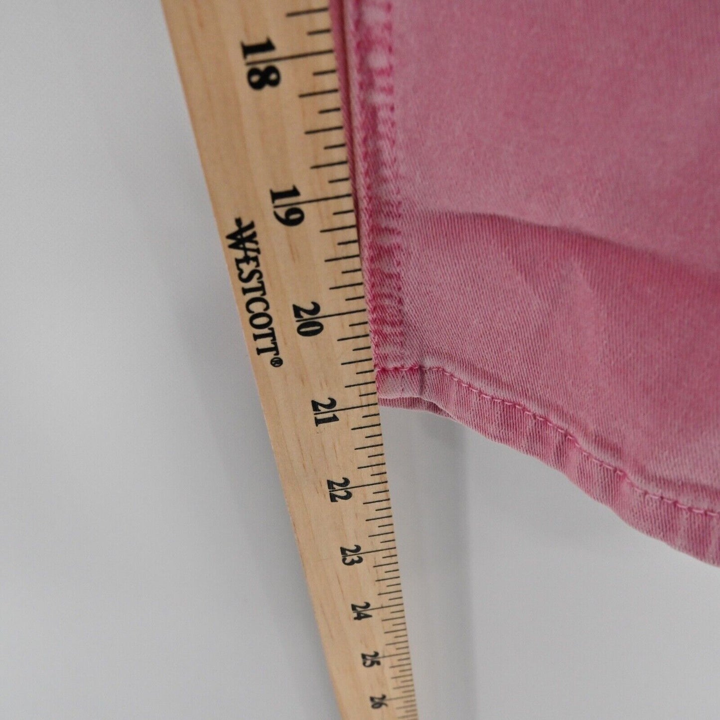HUDSON Jeans Womens Sz 24 Pink Dax Cropped Boyfriend Stretch Mid Rise Retro USA